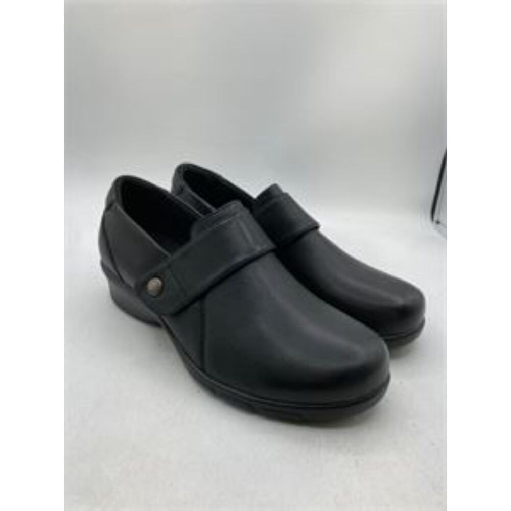 Propt Women's Wallis Casual leather Clog, Black 11 Medium US